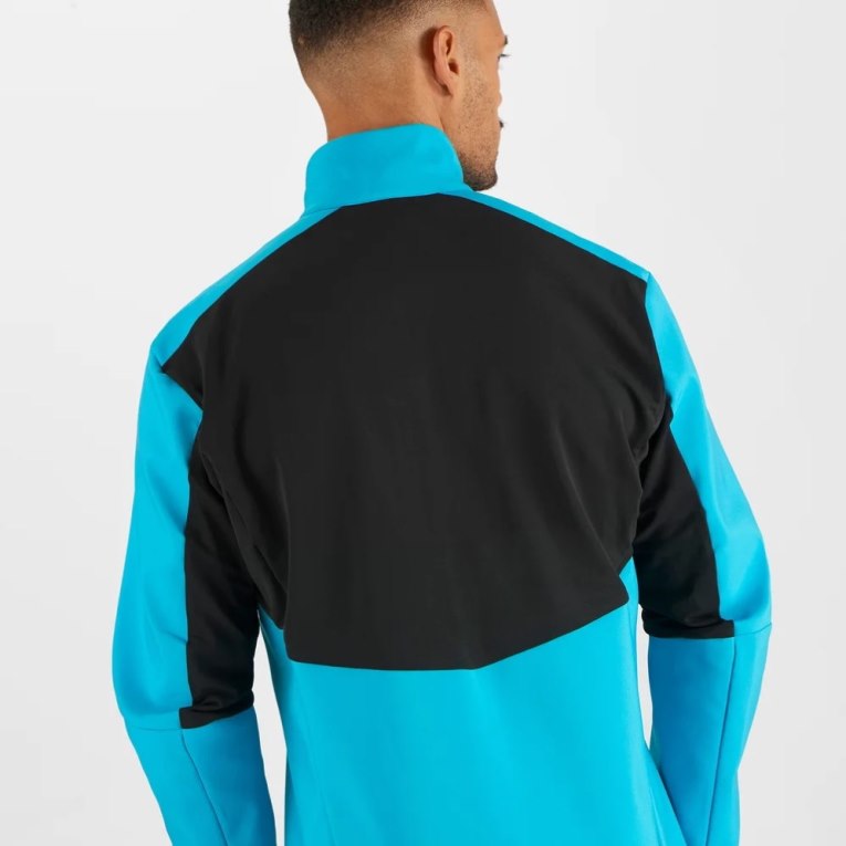 Turquoise Salomon Agile Men's Shell Jackets | PH 06843A